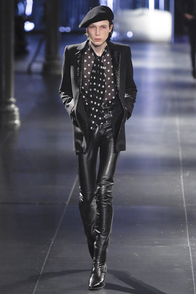 saint laurent サンローラン 2015年 エディ期ダメージ黒スキニー