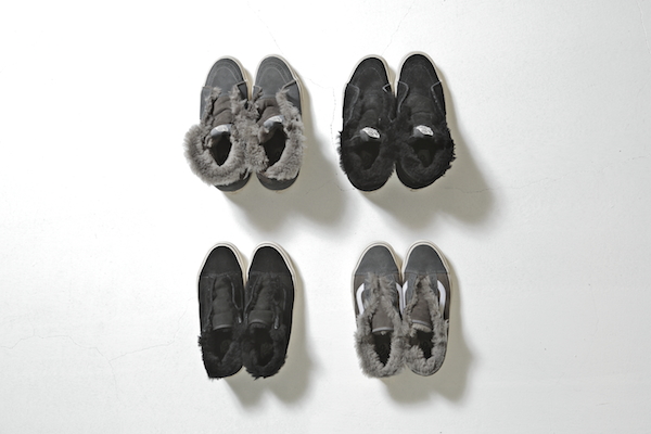 サカイ」が「パラブーツ」や「ヴァンズ」とコラボシューズを発売