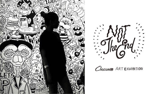 白黒で描くイラストレーターのchocomooが国内初個展を開催 Wwdjapan