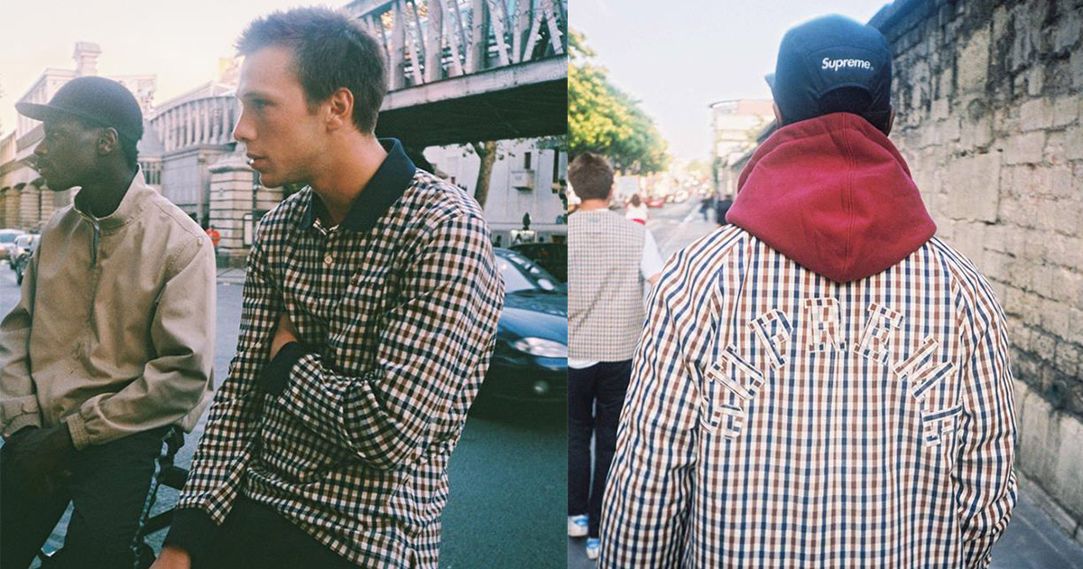 シュプリーム」が「アクアスキュータム」とコラボ 10月15日発売 - WWDJAPAN