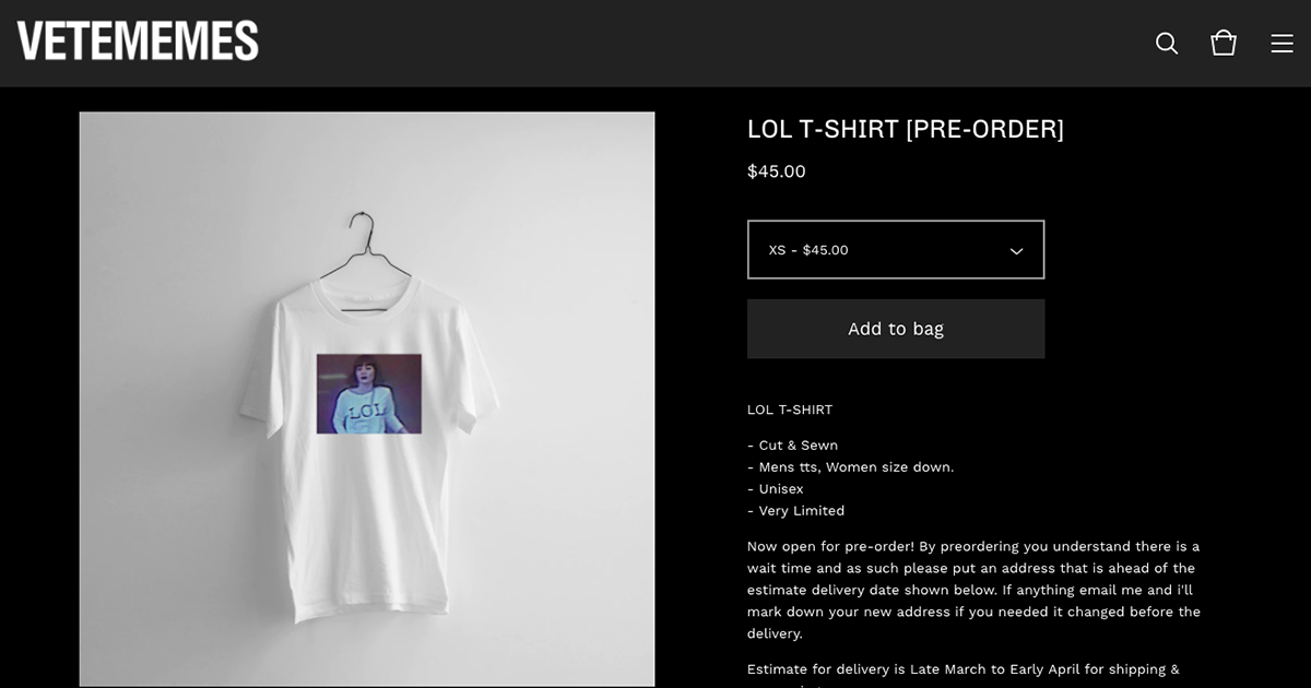 VETEMEMES」が金正男殺害の実行犯プリントTシャツを発売 - WWDJAPAN