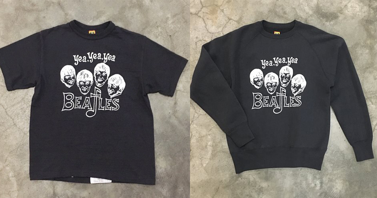 ビートルズと「ヒューマンメイド」がコラボ 4月22日発売 - WWDJAPAN