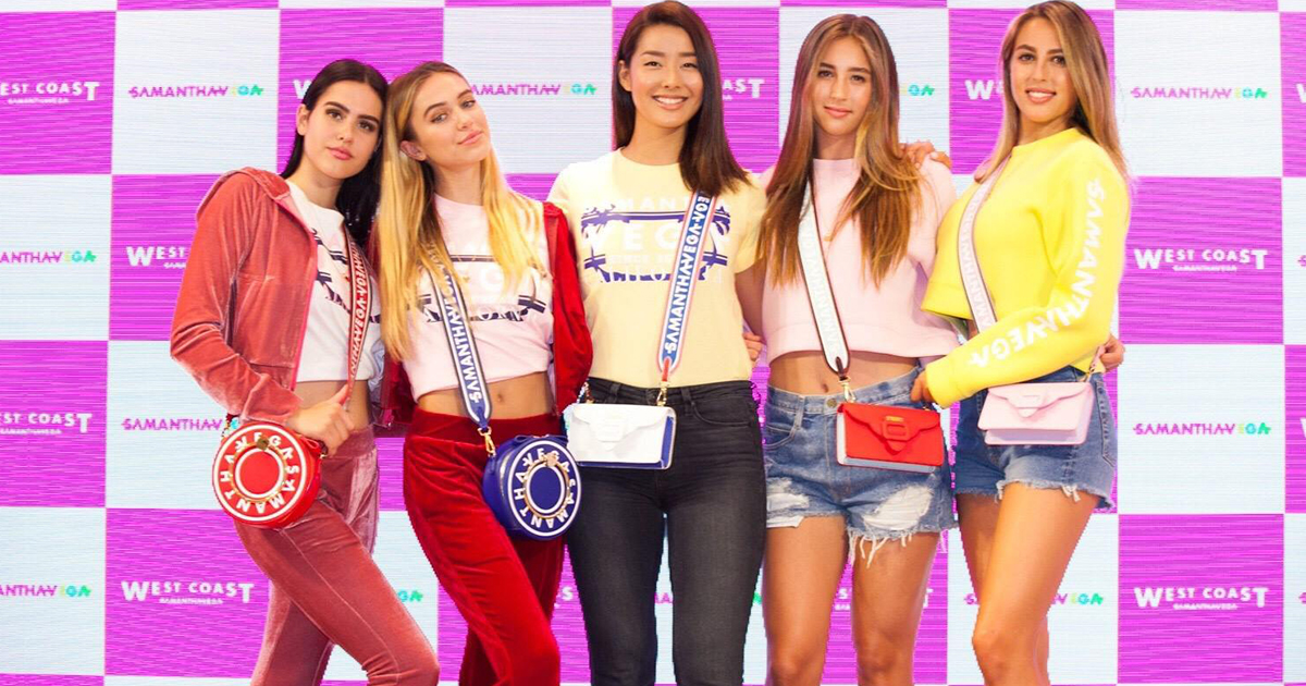 サマンサベガ のモデルに就任したミレニアル世代のセレブ2世姉妹2組が来日 Wwdjapan