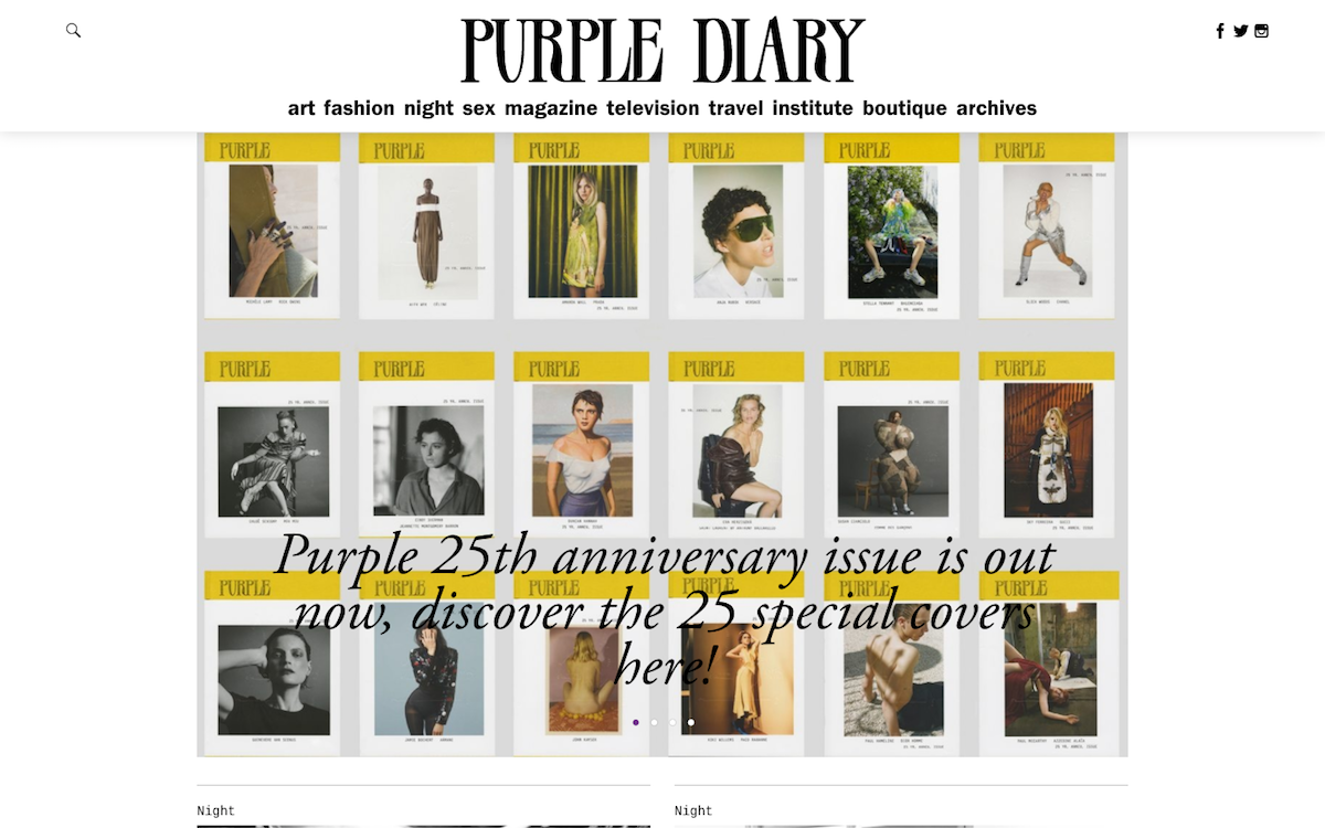 PURPLE 25th 雑誌 パープル雑誌 - ファッション