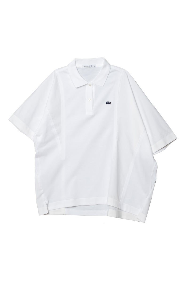 限定コラボ sacai×ラコステ 解体再構築半袖ポロシャツ2 別注LACOSTE