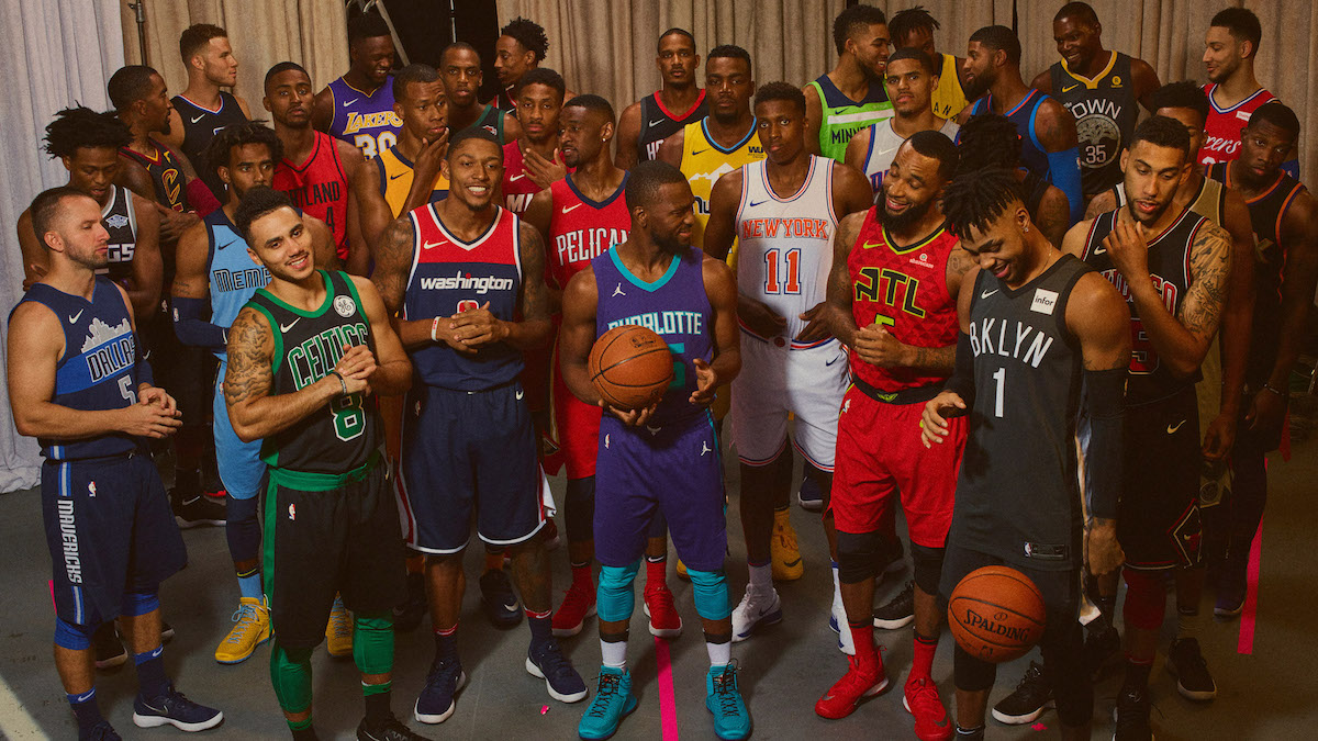 NBAの公式パートナーになったナイキ、全30チームのユニホームを公開