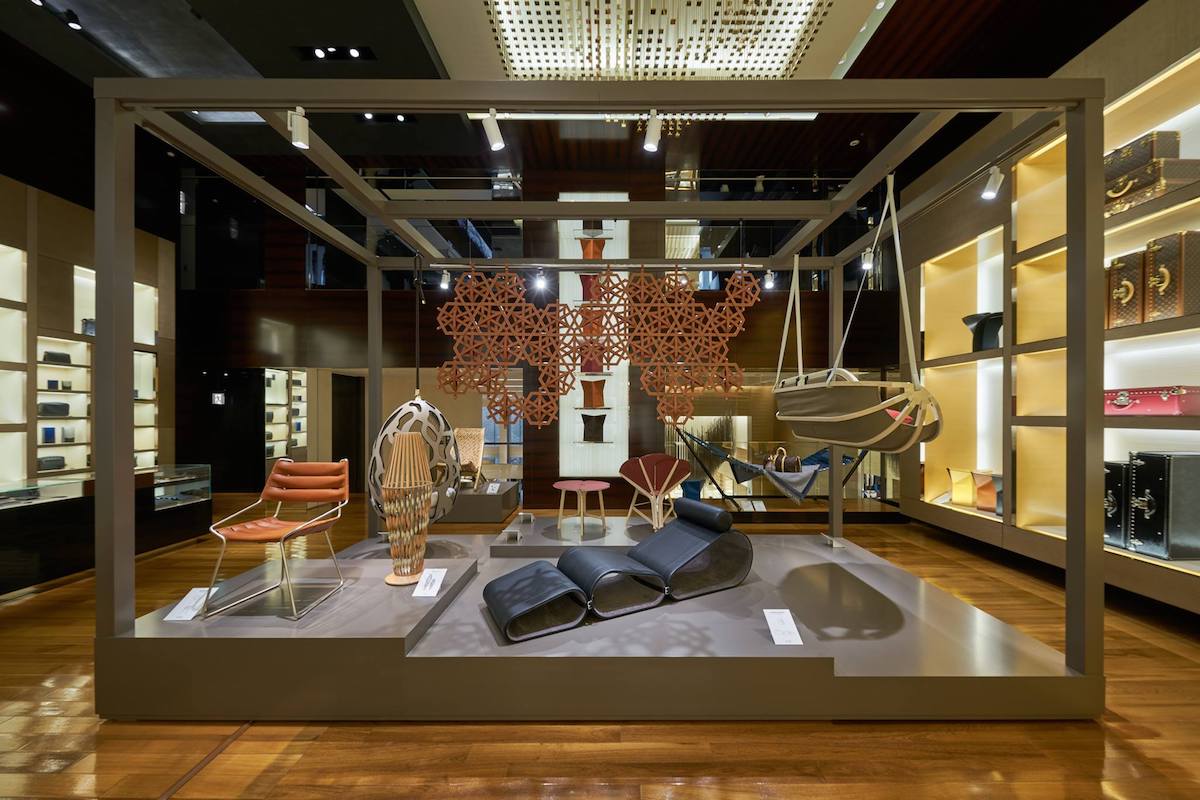 ルイ・ヴィトン」が著名デザイナーと手掛けた家具やオブジェを展示 