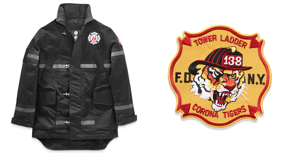 カナダグース」がNY市消防局とコラボ 消防士へ敬意を払ったジャケット 