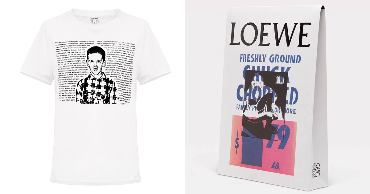 ロエベ」が限定アートTシャツ発売 収益はビジュアル・エイズに全額寄付 