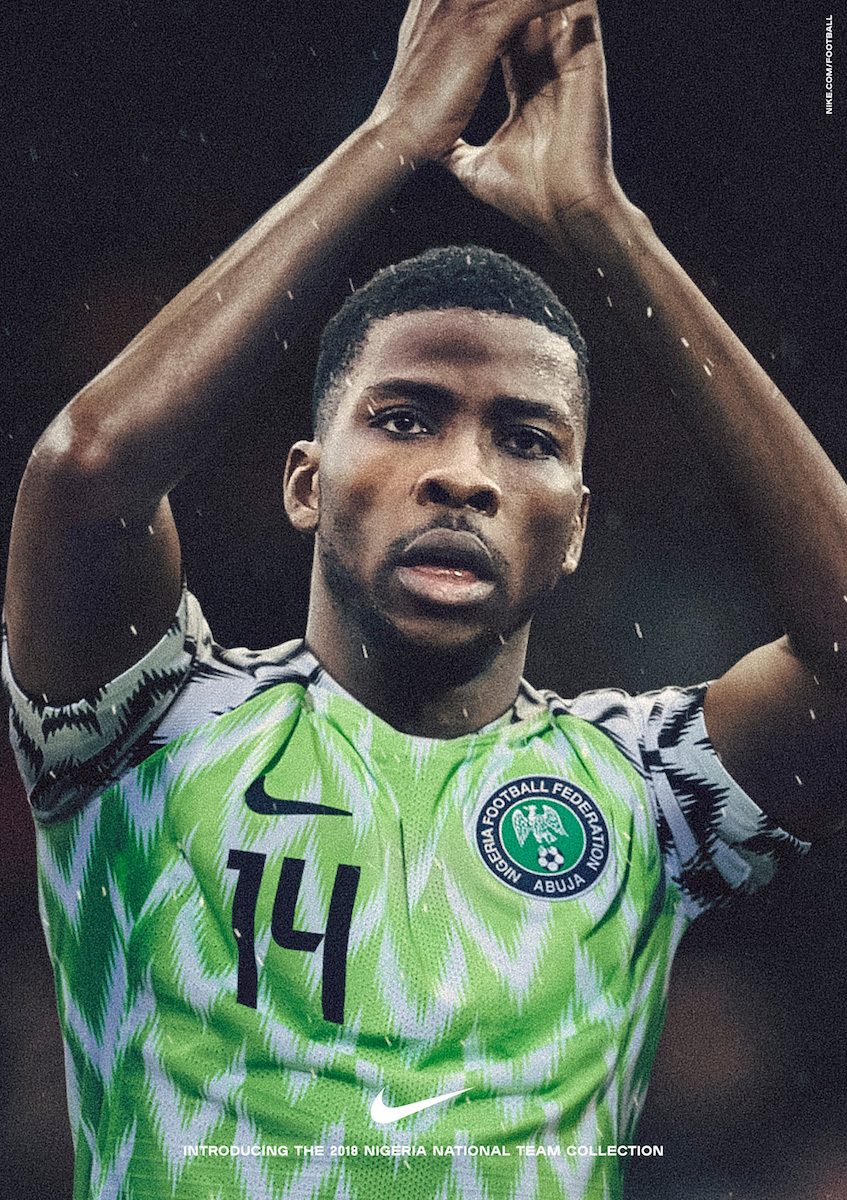 ナイキ が手掛けるサッカー ナイジェリア代表のユニホームに300万件の注文殺到 Wwdjapan Com