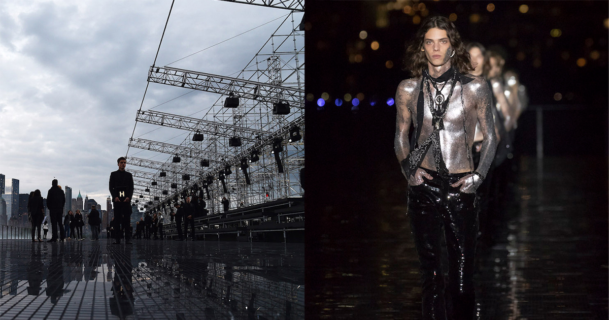 アンソニー初の「サンローラン」単独メンズはNYの夜景と融合 - WWDJAPAN