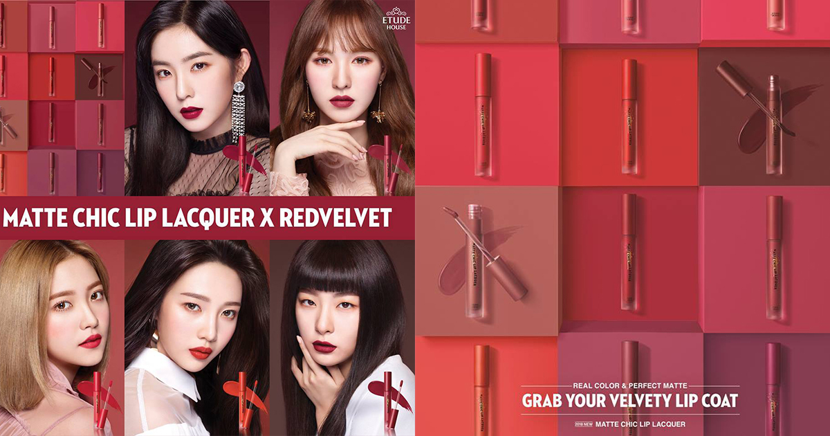 韓国人気グループred Velvetが エチュードハウス のミューズ就任 メンバーをイメージしたリップ発売 Wwdjapan