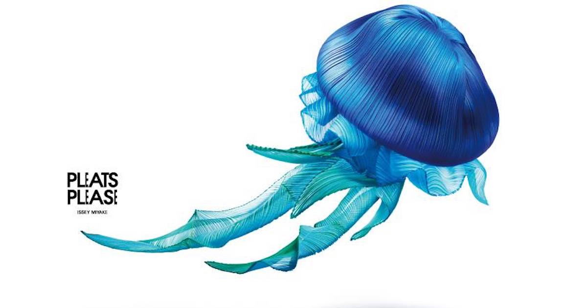プリーツ プリーズ イッセイ ミヤケ」が新ビジュアル「クラゲ」を公開