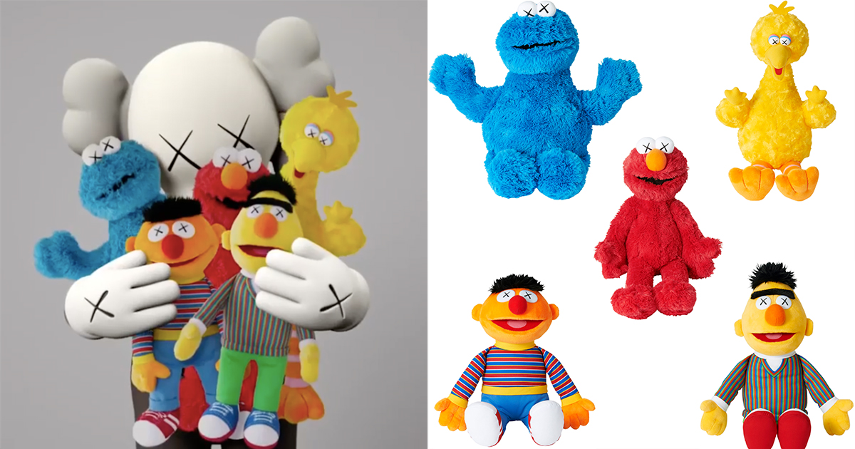 88%OFF!】 ユニクロ KAWS SESAME STREET ぬいぐるみ ecousarecycling.com