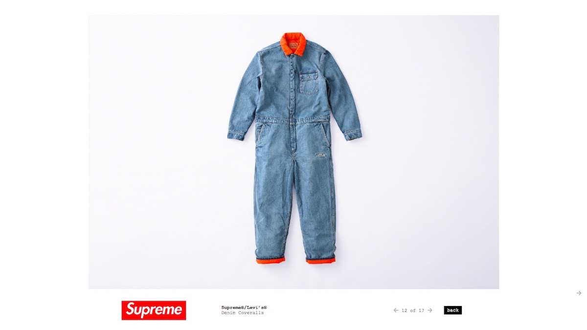 【新品】supreme × levi's　デニムジャケット