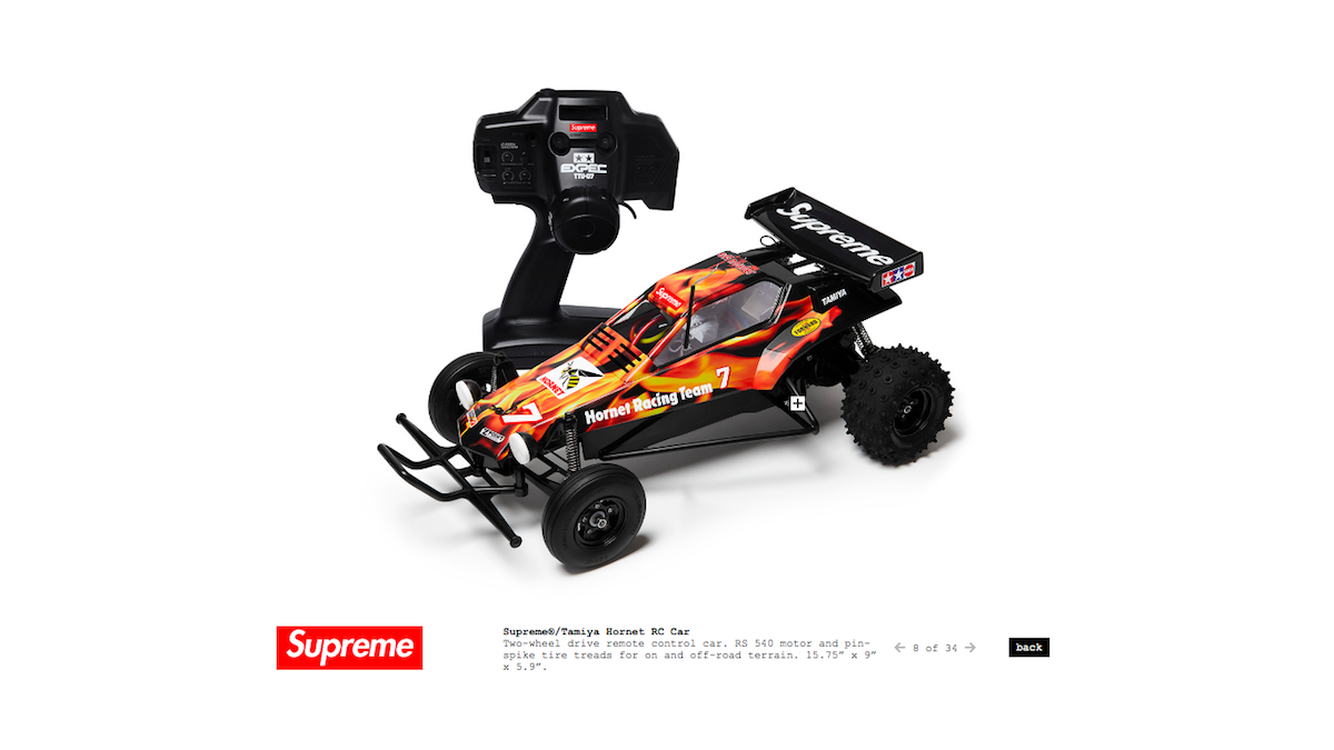 Supreme x Tamiya Hornet RC Car ラジコン写真4枚目を確認してください 