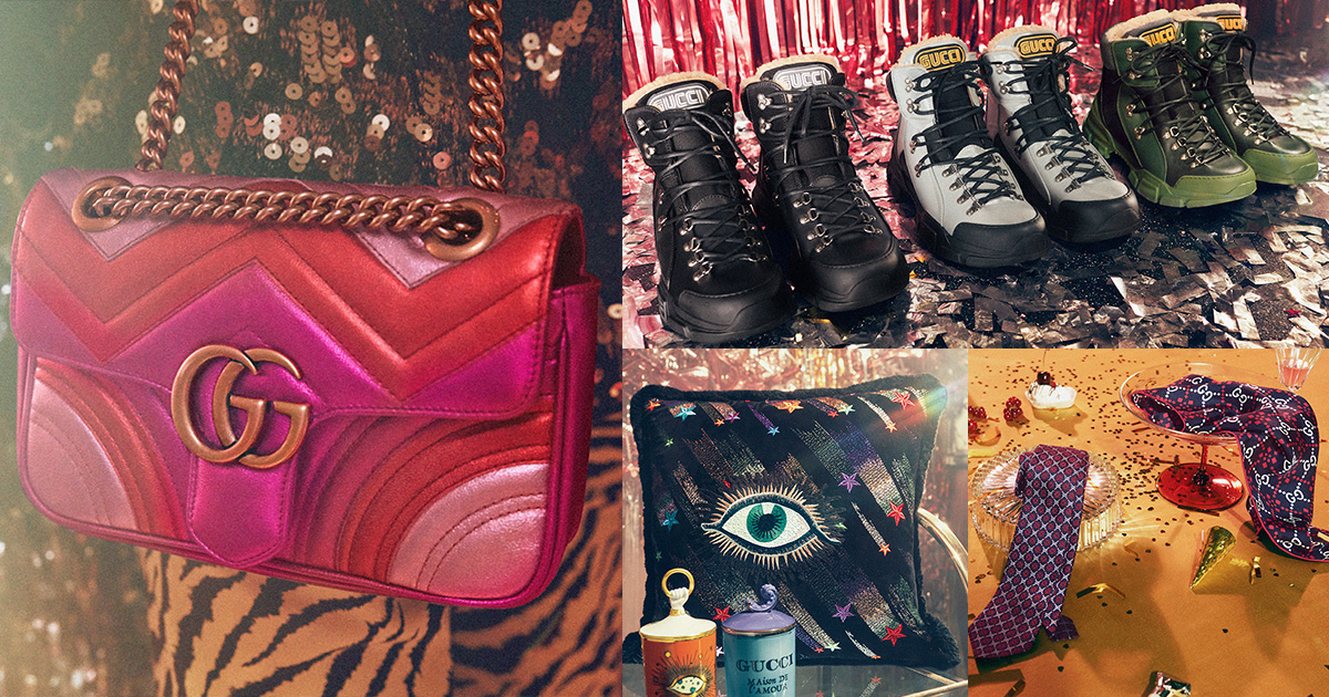 グッチ」がホリデーシーズンにギフトキャンペーン オンラインカタログ