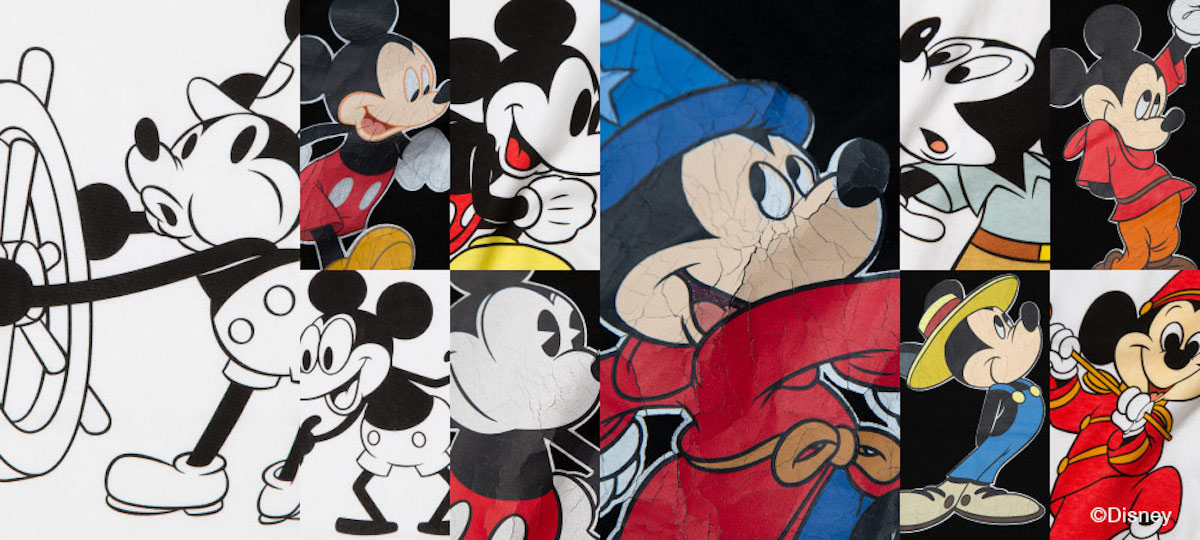 歴代ミッキーマウスが勢ぞろい 誕生90周年記念でzozoが限定tシャツ発売 Wwdjapan Com