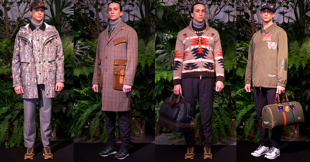 イケオジ御用達 LEONコラボ HUNTING WORLD迷彩色皮 【公式通販】