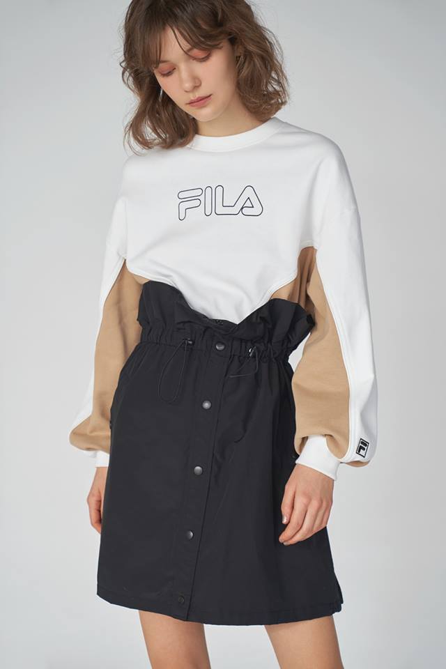 オープニング 大放出セール SNIDEL Aライン スカート 2019AW フィラ スナイデル FILA ロングスカート - parclamu