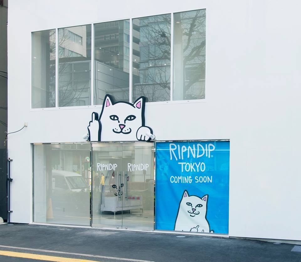 La発ストリートブランド リップンディップ が原宿に旗艦店 中指を立てたユルい猫で人気 Wwdjapan