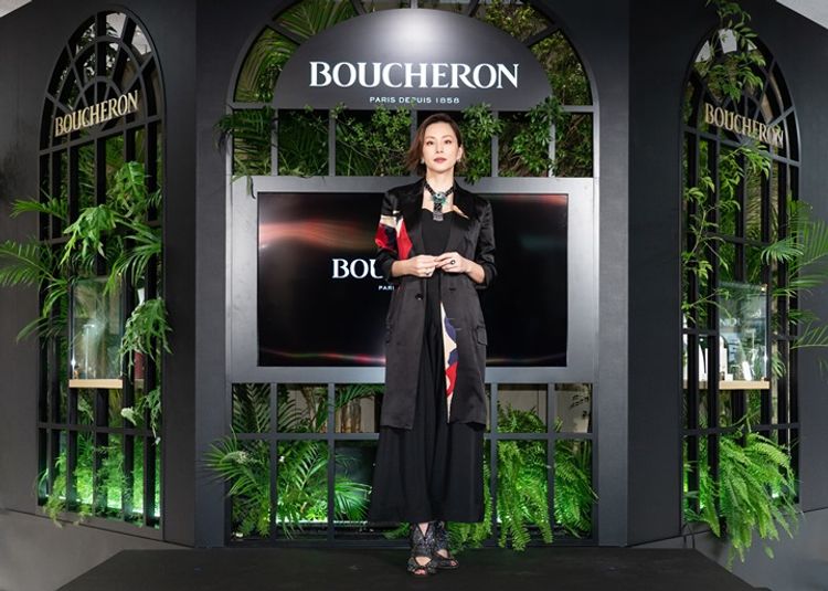 米倉涼子が3億円のジュエリーを着用 伊勢丹ザ・ステージが「ブシュロン」のパリ本店に - WWDJAPAN