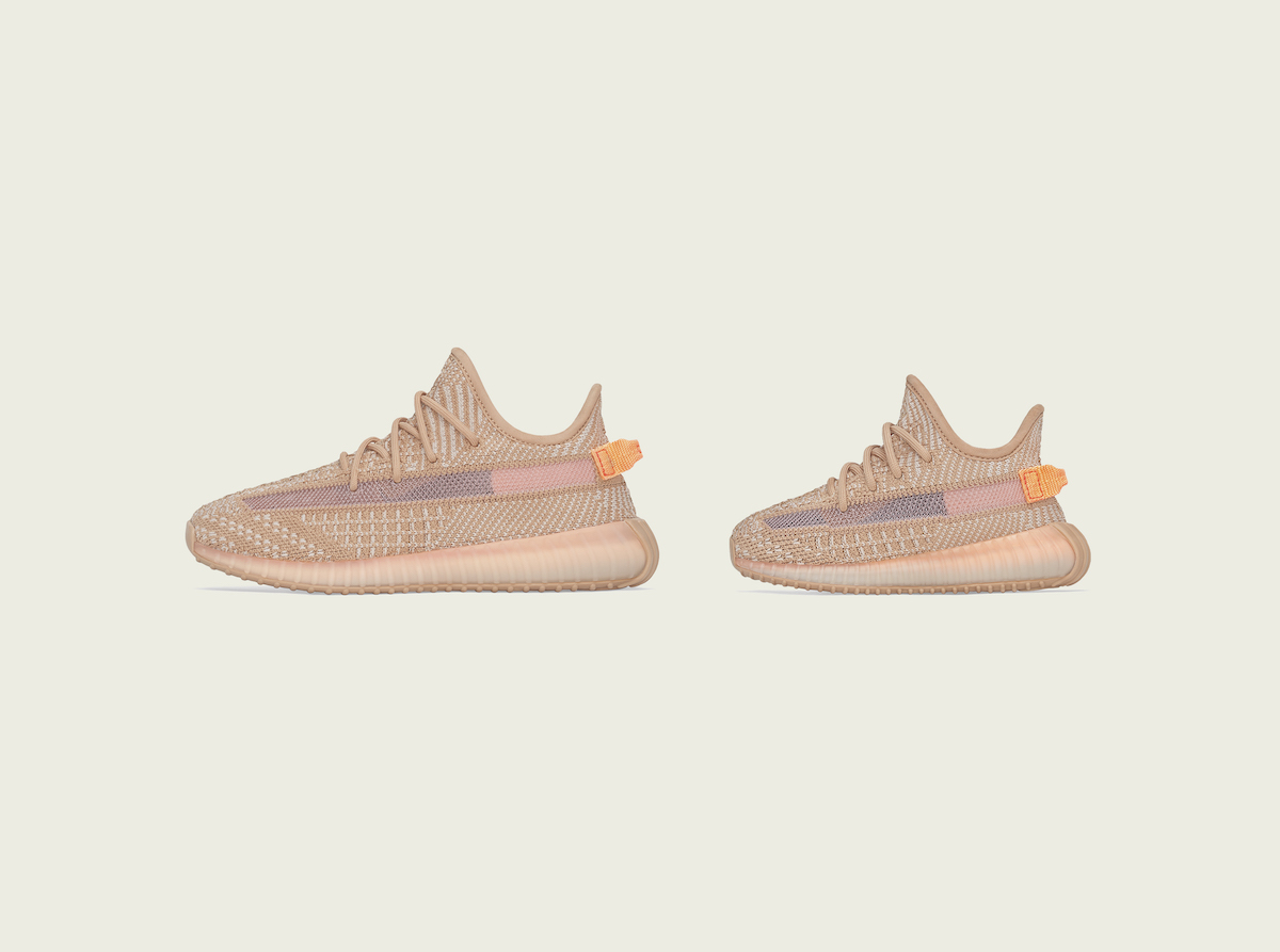 カニエと「アディダス」の “YEEZY BOOST 350 V2 CLAY”からキッズサイズ