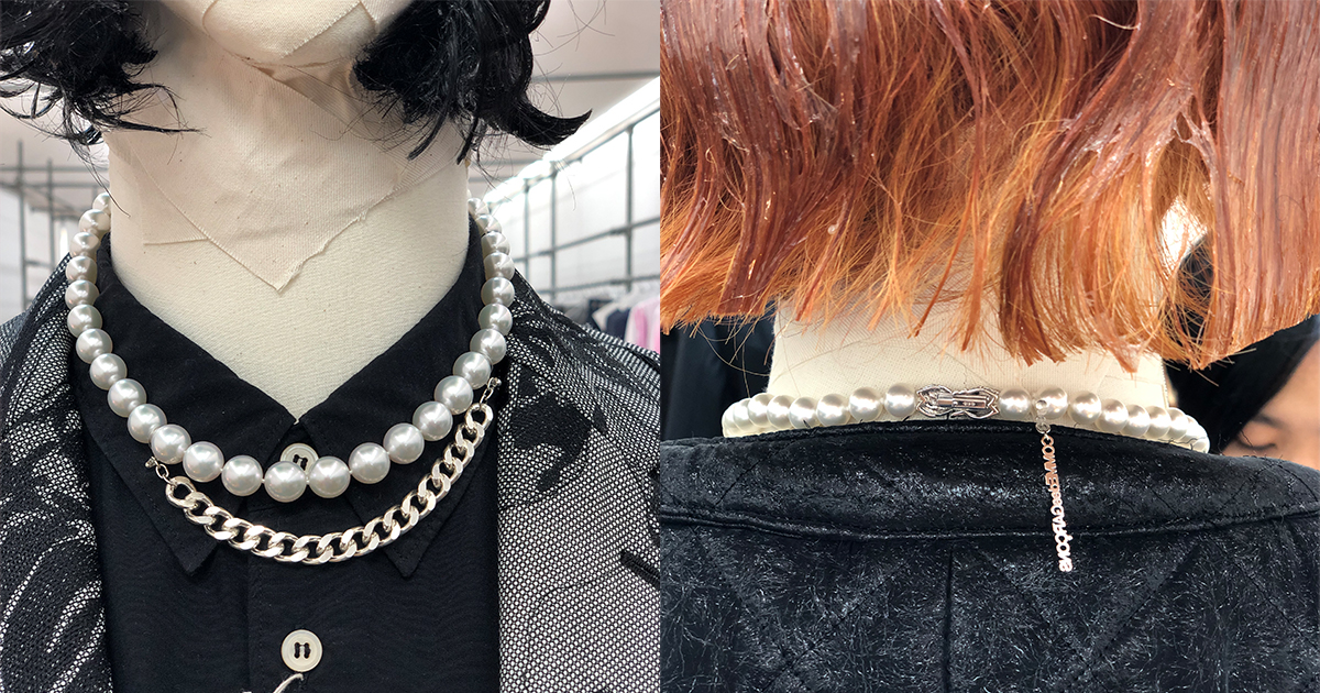 コム デ ギャルソン・オム プリュス」が真珠の「ミキモト」とコラボ 数 