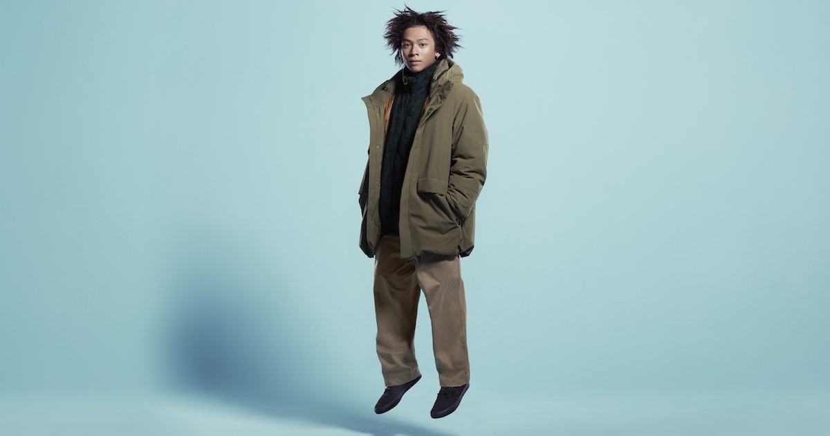 UNIQLO 平野歩夢ハイブリッドダウンジャケットメンズS ユニクロ・平野歩夢選手モデルのスノーボードウエア