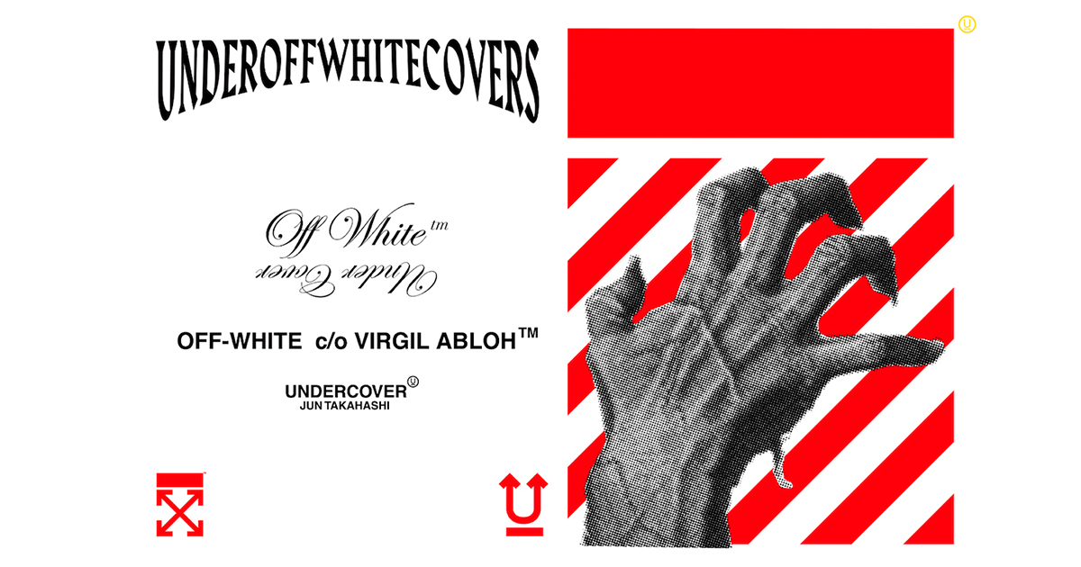 オフ-ホワイト」と「アンダーカバー」が初のコラボ 竹中直人が