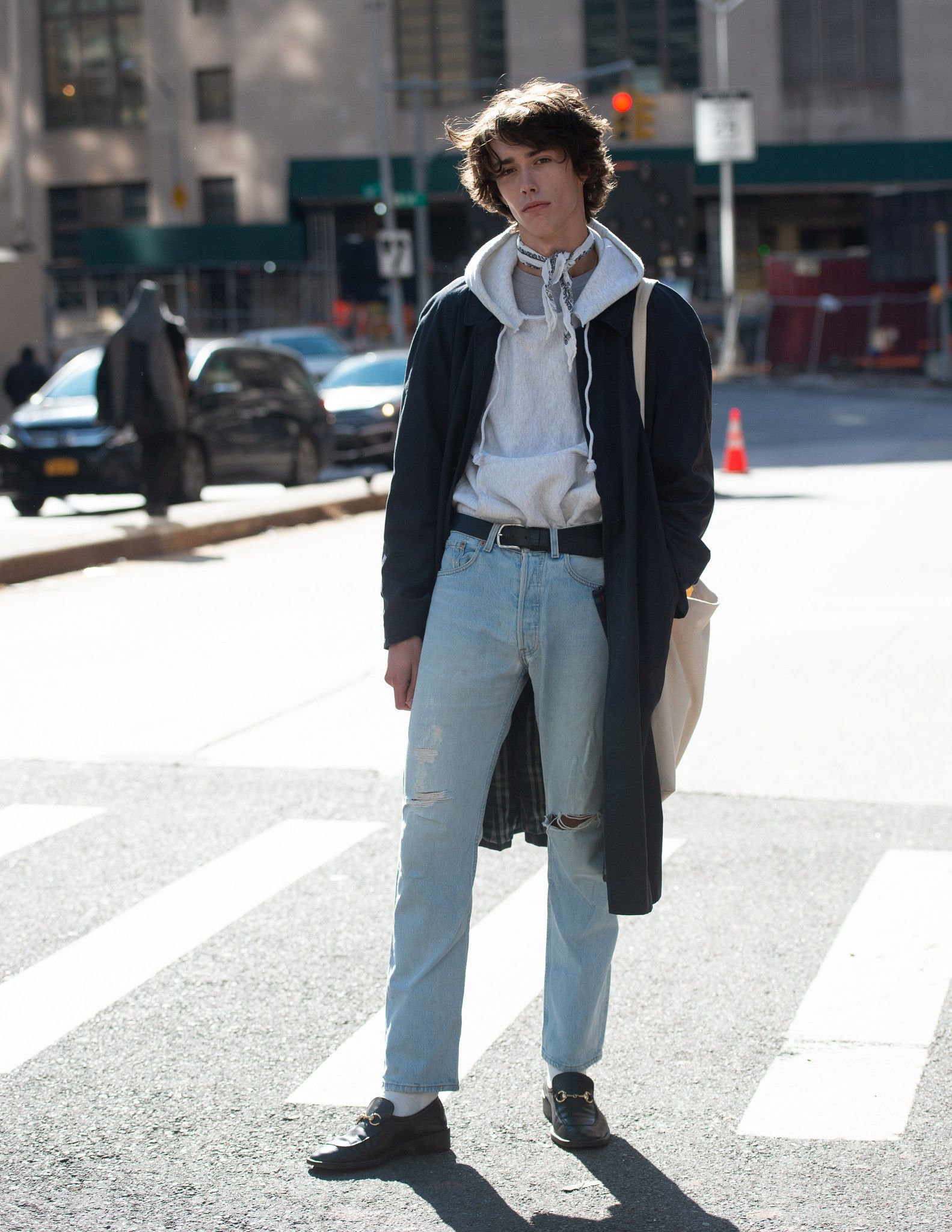 スナップ 頑張りすぎないナチュラルな装いがトレンド 21年秋冬ニューヨーク メンズ ファッション ウイーク Wwdjapan Com