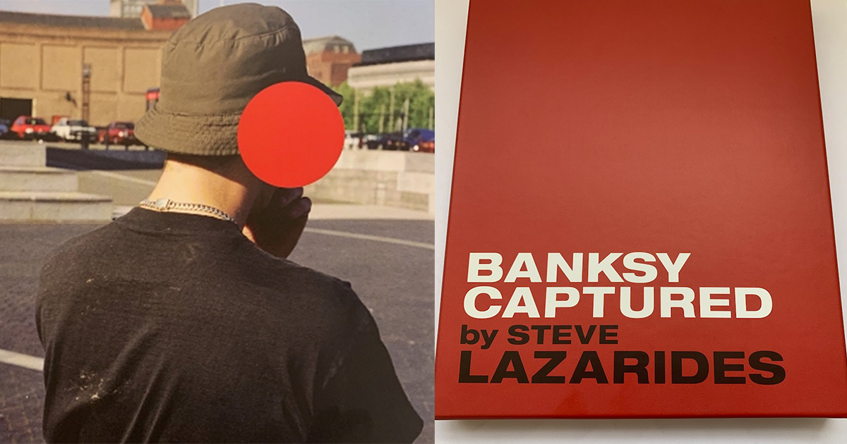 バンクシー本人の姿や未公開作品を収めた書籍「BANKSY CAPTURED