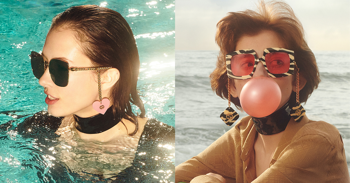 美品　GUCCI 1033/F/S D28WJ ウェイファーラー型　ケース付 美品 GUCCI 1033/F/S D28WJ ウェイファーラー型 ケース付 美品