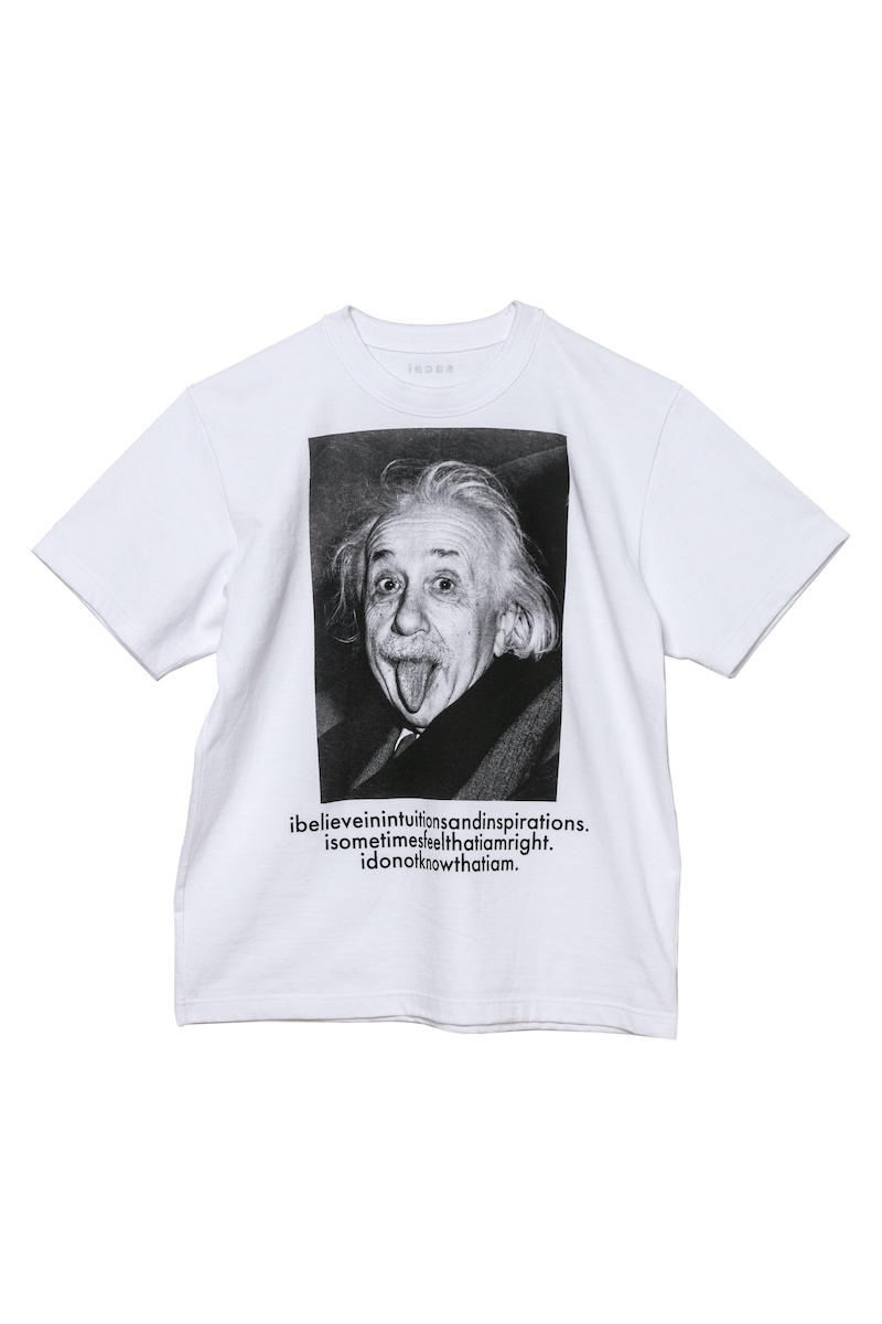 サカイ が理論物理学者アインシュタインとコラボ あの有名な 舌出し 写真をプリント Wwdjapan Com