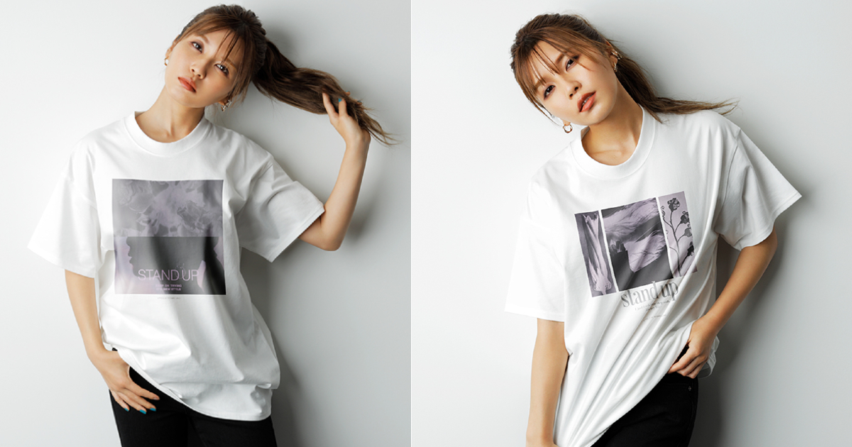 AAA宇野実彩子が手掛ける「ラバンダ」が“自由にカスタマイズできるTシャツ”を発売 売上の一部は学生支援に - WWDJAPAN