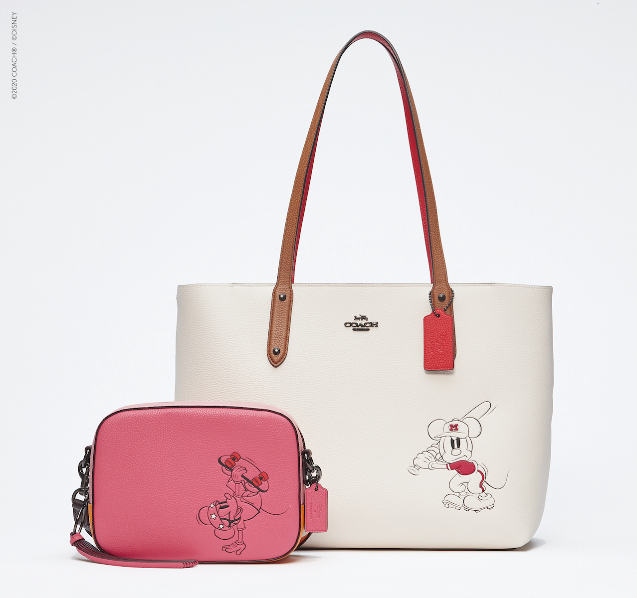 ☆限定品‼︎新品 COACH ×Disney コラボ コーチ ボディバッグ レッド-