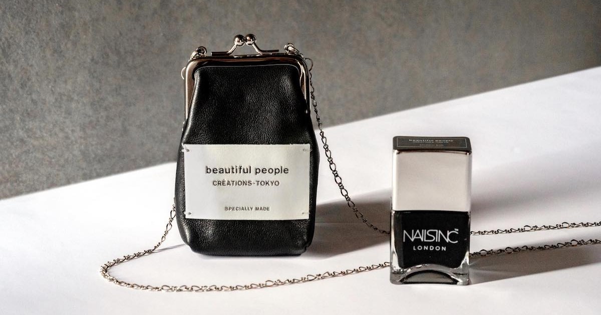 早い者勝ち！】NAILSINC×beautiful people レザーポーチ - ポーチ