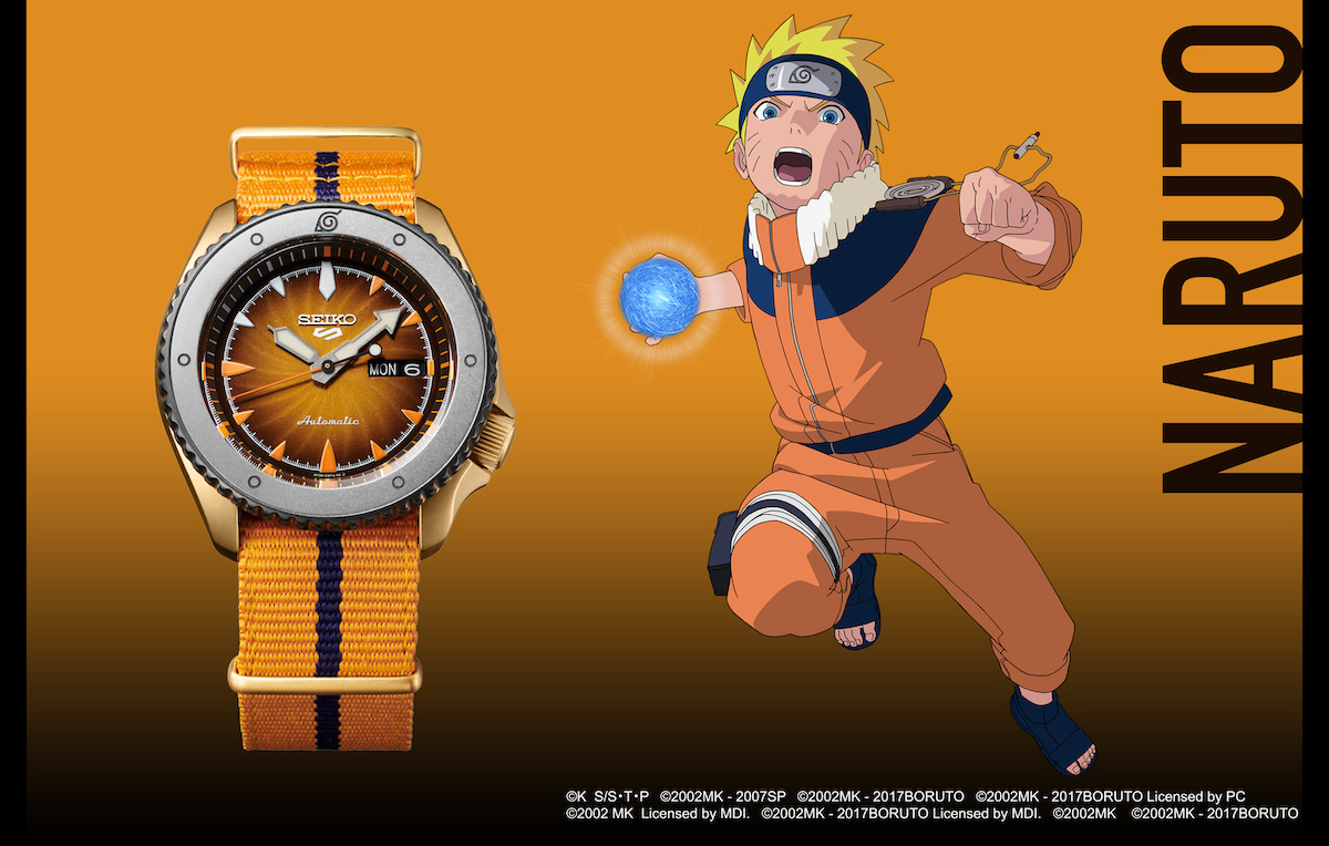 時計 セイコー 5スポーツ がtvアニメ Naruto Boruto と初コラボ Wwdjapan Com