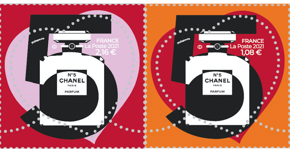 「シャネル」の「No.5」をモチーフにした限定切手が登場　フランスで発売