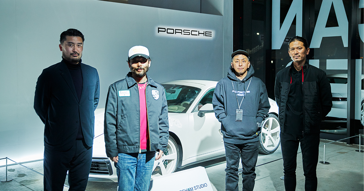 ポルシェ」の魅力をアートとファッションで表現したポップアップ