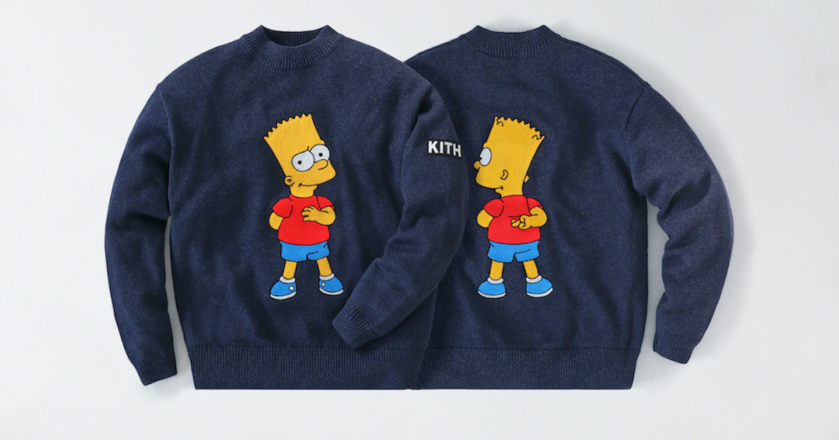 Mサイズ Kith × The Simpsons ロンT キス×シンプソンズ トップス T