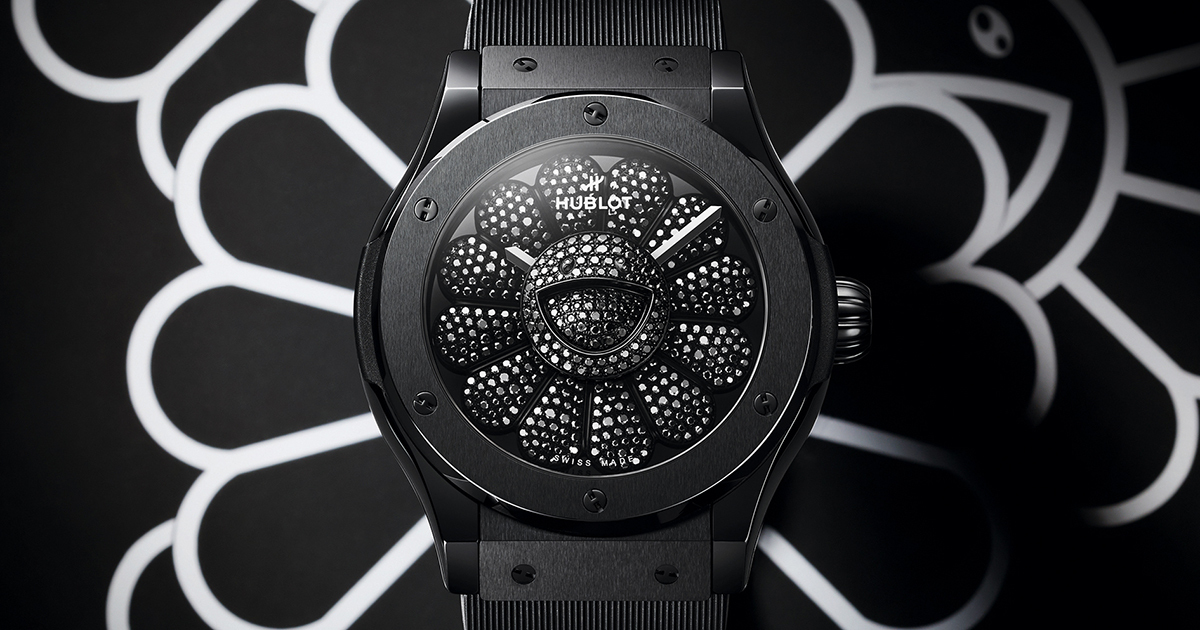 アーティスト村上隆が作ったオールブラックの「ウブロ」の時計は完売 