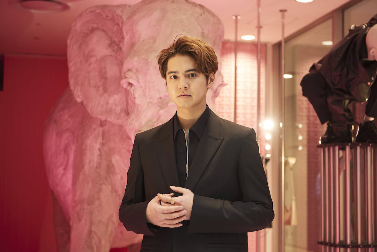 マシューの新生「ジバンシィ」を片寄凉太が祝福 ドーバー銀座に限定