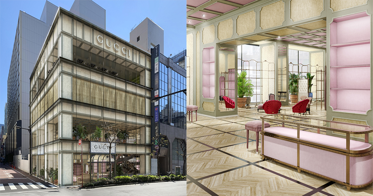 グッチ」が4月に銀座並木通りに路面店をオープン 世界3店目の 