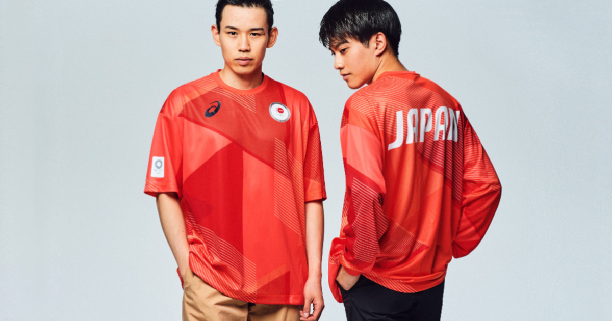 「アシックス」の東京五輪応援Tシャツはビッグシルエット　ファッション系セレクトでも販売