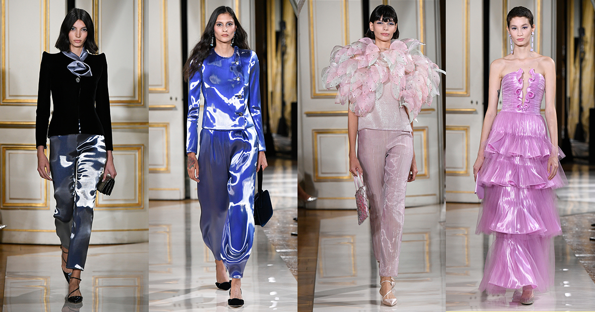 ルック】「ジョルジオ アルマーニ プリヴェ」2021-22年秋冬オート