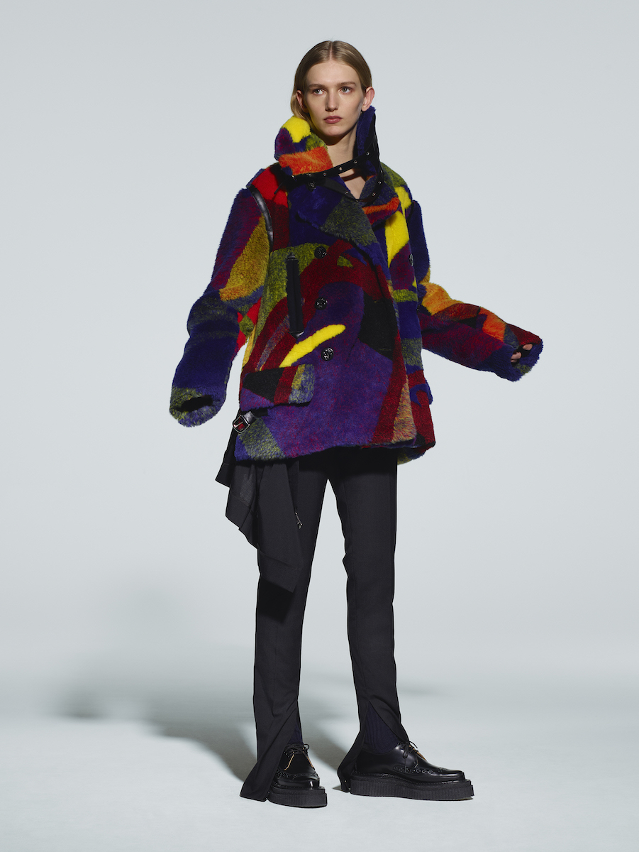 2021年秋冬サカイ ファーコート kawsコラボ sacai - www.elim