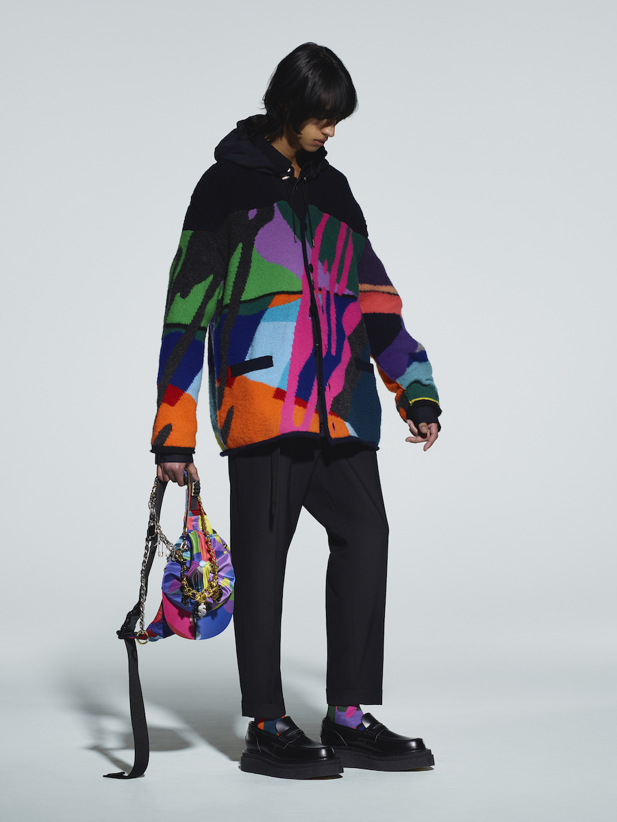 完売品sacai x kaws camoシャツ サイズ2-