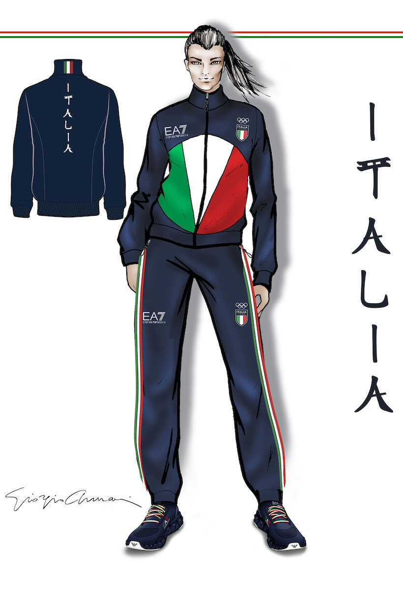 EMPORIO ARMANI  東京五輪デザイン イタリア代表ユニフォーム 上下