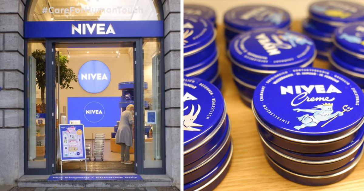 新品 NIVEA ニベア ドイツ ヨーロッパ クリスマス 限定 青缶 クリーム